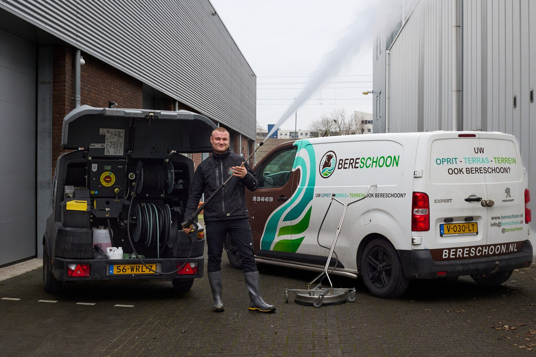 Van opritten schoonmaken naar mijn eigen product: de Bereschoon Cleaner & Sealer