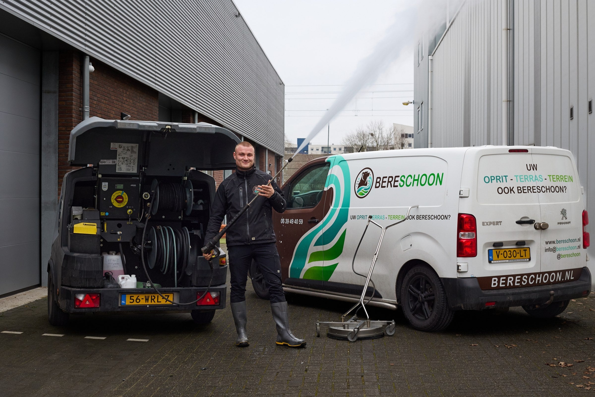 Van opritten schoonmaken naar mijn eigen product: de Bereschoon Cleaner & Sealer